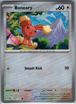 Buneary Master Ball 083/131 SV: Prismatic Evolutions - Pokemon Card - NM - Image 1