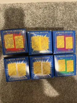 1999 Pokemon 23k Gold Plated Trading Card Burger King - Factory Sealed- Full Set - Image 3