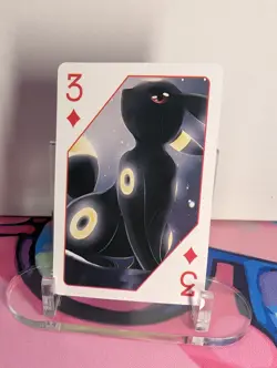 Pokemon Umbreon 3 of Diamonds Playing Card - Image 1