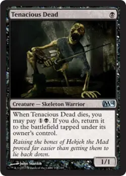 Tenacious Dead - Light Play MTG Magic 2014 Core Set - Image 1