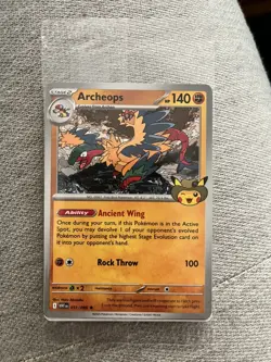 SEALED Pokemon x Chicago Field Museum Archeops Promo Card Pokemon Fossil - Image 1