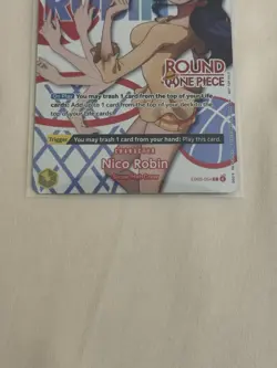 Nico Robin One Piece card game ROUND 1 Promo EB03-054 English NM/M - Image 3