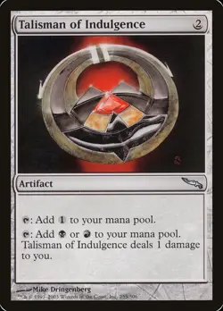 Talisman of Indulgence Mirrodin Regular #255 MTG - Image 1