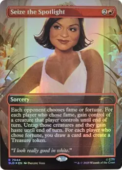 MTG English Seize the Spotlight (Rainbow Foil) NM Foil Secret Lair - Image 1