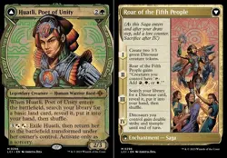 1x Huatli, Poet of Unity // Roar of the Fifth People - Foil - Showcase MTG - The - Image 1
