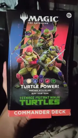 Magic The Gathering - Teenage Mutant Ninja Turtles Commander Deck - Turtle Power - Image 1