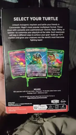 Magic The Gathering - Teenage Mutant Ninja Turtles Commander Deck - Turtle Power - Image 2