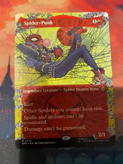 MTG Spider Man Spider Punk Borderless - Image 1
