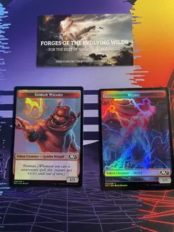 Goblin Wizard Weird Foil Toklen 008 013 - MTG - Core Set 2021 M21 - Image 1