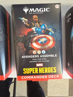 Magic the Gathering – Marvel Super Heroes Commander Deck – Avengers Assemble - Image 1