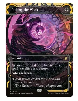1x MTG Culling the Weak - Strixhaven: Mystical Archive Rare! NM Mint - Image 1
