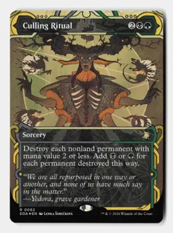 Culling Ritual 62 Secrets of Strixhaven: Mystical Archive MTG Foil NM - Image 1