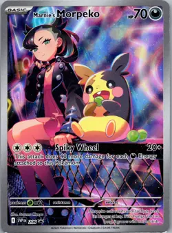 Marnie’s Morpeko Holo Rare SV: Scarlet & Violet Promo Cards 206 NM - Image 1