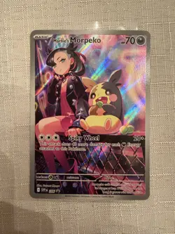 Marnie’s Morpeko 206 Sv: Scarlet & Violet Promo Cards Holo NM - Image 1