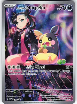 Marnie’s Morpeko 206 Pokemon SV: Scarlet & Violet Promo Cards Holo Rare NM - Image 1