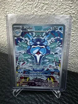 Pokemon Palafin 200/197 SV03 Illustration Rare Full Art Holo Obsidian Flames - Image 1