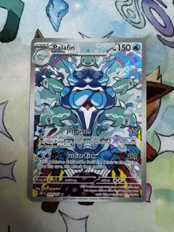 Pokemon Palafin 200/197 SV03 Illustration Rare Full Art Holo Obsidian Flames - Image 3