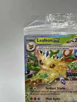Leafeon ex 006/131 Sealed Stamped Prismatic Evolutions Double Rare Pokemon PRE - Image 3