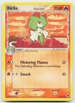 Kirlia 33/101 Uncommon Dragon Frontiers Pokemon Lightly Played - Image 1