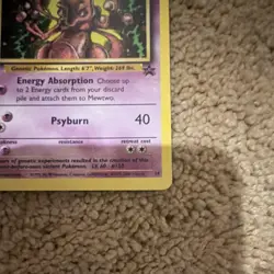 Wizards of the Coast Mewtwo #10/102 English Basic Psychic Regular 70 HP 1999 - Image 5