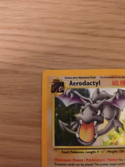 1999 Aerodactyl ⭐ 1/62 Unlimited WOTC Vintage Holo Rare Fossil Pokemon LP - Image 3