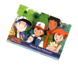 RARE 2001 Topps TV Animation SCREEN SNAPS HOME RUN POKEMON! - Image 1
