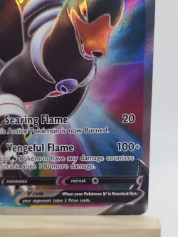 Pokemon Houndoom V 178/189 Ultra Rare Full Art Holo 210 HP English - Image 5