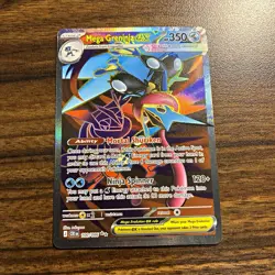 Pokemon TCG Mega Greninja EX 100/086: Chaos Rising Ultra Rare Full Art - Image 1