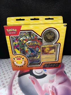 Pokemon Day 2026 Collection Box Pikachu Promo Coin & 3 Booster Packs NEW Sealed - Image 1