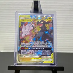 Pokemon TCG Reshiram & Zekrom GX 157/236 Cosmic Eclipse Full Art Holo - Image 1