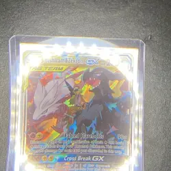 Pokemon TCG Reshiram & Zekrom GX 157/236 Cosmic Eclipse Full Art Holo - Image 2