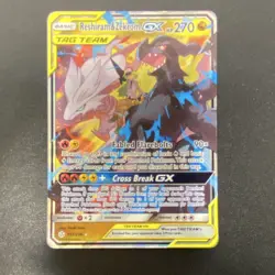 Pokemon TCG Reshiram & Zekrom GX 157/236 Cosmic Eclipse Full Art Holo - Image 4