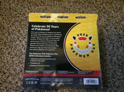 Pokemon Day 2026 Collection Box Pikachu Promo Coin & 3 Booster Packs NEW Sealed - Image 2