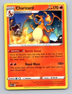 Charizard 001/015 Promo McDonald's Promos 2024 Pokemon NM - Image 1