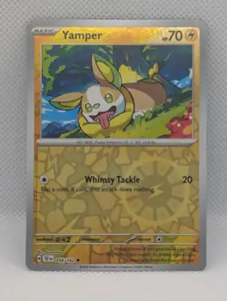 YAMPER 058/162 C TEMPORAL FORCES POKEMON REVERSE HOLO NM/M YAMPER - Image 1