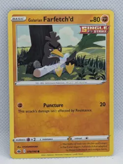 GALARIAN FARFETCH'D 078/198 C CHILLING REIGN POKEMON NM/M GALARIAN FARFETCH'D - Image 1