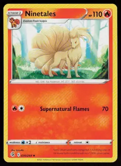 Ninetales 030/264 Uncommon Fusion Strike Pokemon Near Mint - Image 1