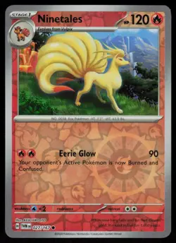 Ninetales 027/167 Common Twilight Masquerade Pokemon Reverse Holo Near Mint - Image 1