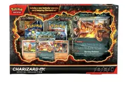 NEW! Pokemon TCG Spring Charizard EX Special Collection Box - Image 1