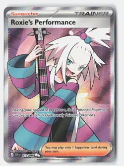Pokemon tcg ME04: Chaos Rising Roxie's Performance Near Mint or Better - Image 1