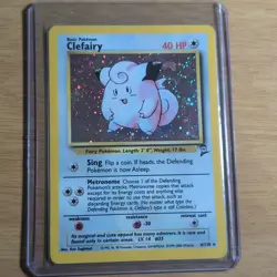 The Pokemon Company Pokemon TCG Clefairy 006/130 Base Set 2 Holo Rare 40 HP - Image 1