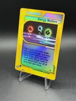 Pokemon Energy Restore 141/165 Expedition Base Set Reverse Holo - Image 1