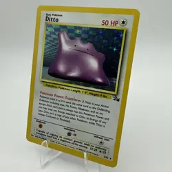 1999 Pokemon - Fossil Ditto Holo Rare 3/62 - Image 4