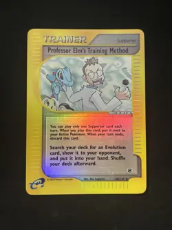 Professor Elm's Training Method 148/165 Expedition Reverse Holo Pokemon TCG - LP - Image 1