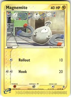 Magnemite 61/97 Common Dragon Pokemon Lightly Played - Image 1