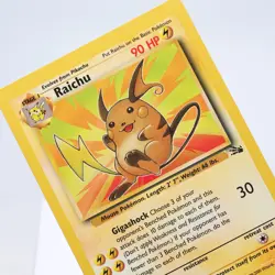 Pokemon TCG - Raichu 29/62 Fossil Rare WOTC - EXC - Image 1