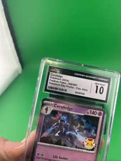 Ceruledge Pokemon Day Promo 2024 COSMOS HOLO CGC 10 - Image 3