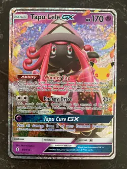Pokemon CELEBRATIONS - TAPU LELE GX 60/145 Classic Collection - NM/M! - Image 1