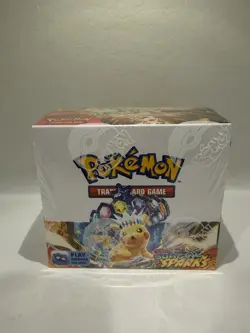 Pokemon TCG Surging Sparks Booster Box Factory Sealed SV Pikachu - Image 1