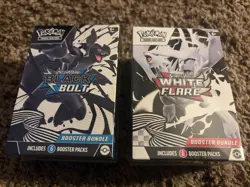 Pokemon Black Bolt and White Flare Booster Bundle Set of 2 Sealed New - Image 1